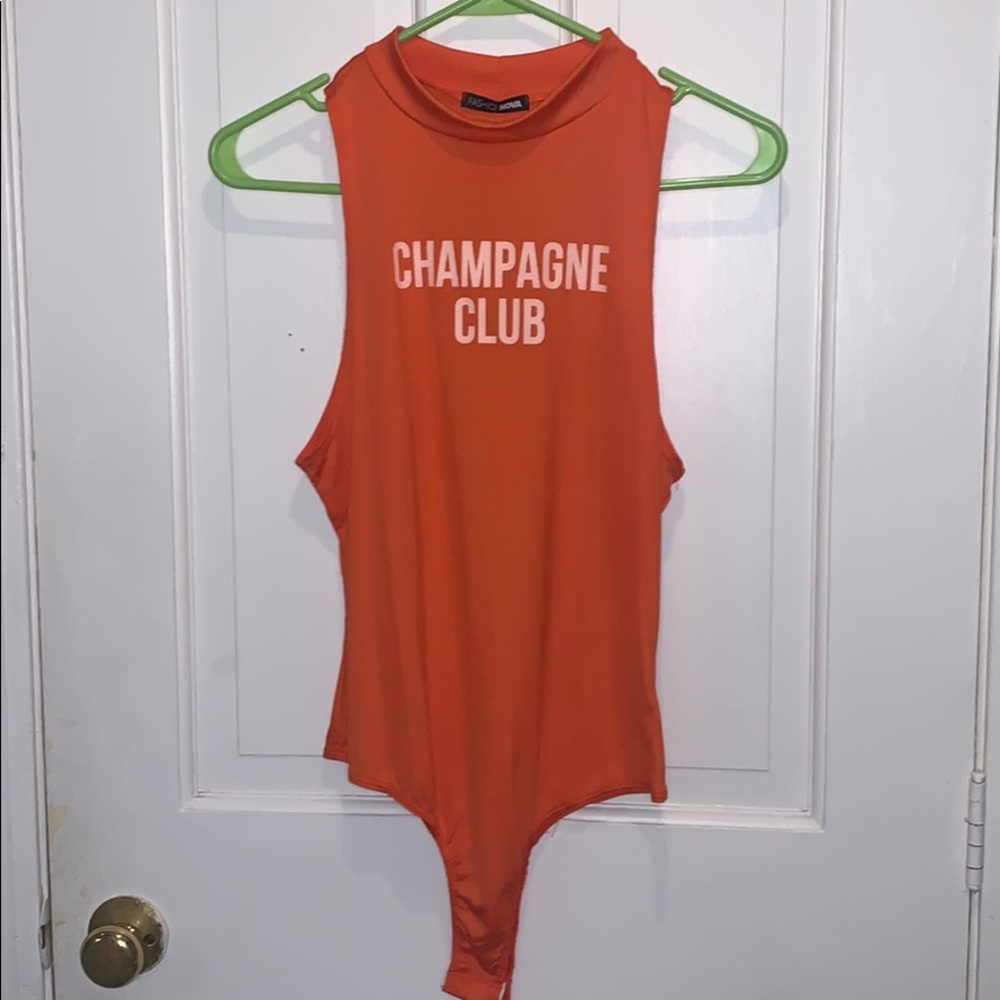 Champaign club body suit